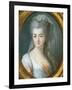 Portrait of Veiled Woman-Louis Michel Van Loo-Framed Giclee Print