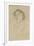 Portrait of Vernon Lee, 1889 (Graphite on Pale Buff Paper)-John Singer Sargent-Framed Giclee Print