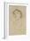 Portrait of Vernon Lee, 1889 (Graphite on Pale Buff Paper)-John Singer Sargent-Framed Giclee Print