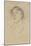 Portrait of Vernon Lee, 1889 (Graphite on Pale Buff Paper)-John Singer Sargent-Mounted Giclee Print