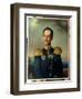 Portrait of Vice-Admiral Nikolai Rimsky-Korsakov (1793-1848)-Georg Botmann-Framed Giclee Print