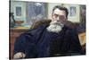 Portrait of Victor A. Laloux (1850-1937) 1911 (Oil on Canvas)-Jean Joseph Weerts-Stretched Canvas