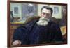 Portrait of Victor A. Laloux (1850-1937) 1911 (Oil on Canvas)-Jean Joseph Weerts-Framed Giclee Print