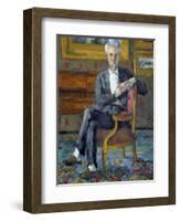 Portrait of Victor Chocquet by Paul Cezanne-null-Framed Giclee Print