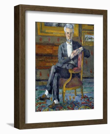 Portrait of Victor Chocquet by Paul Cezanne-null-Framed Giclee Print