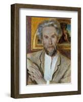 Portrait of Victor Choquet by Pierre-Auguste Renoir-null-Framed Giclee Print