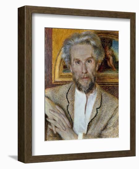 Portrait of Victor Choquet by Pierre-Auguste Renoir-null-Framed Giclee Print