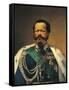 Portrait of Victor Emmanuel II, Last King of Sardinia and First King of Italy-null-Framed Stretched Canvas