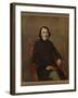 Portrait of Victor Hugo (1802-188)-Paul Gavarni-Framed Giclee Print