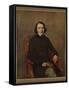 Portrait of Victor Hugo (1802-188)-Paul Gavarni-Framed Stretched Canvas