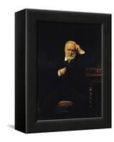 Portrait of Victor Hugo (1802-85) 1879-Leon Joseph Florentin Bonnat-Framed Stretched Canvas