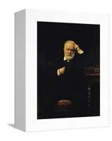 Portrait of Victor Hugo (1802-85) 1879-Leon Joseph Florentin Bonnat-Framed Stretched Canvas