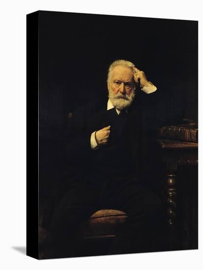 Portrait of Victor Hugo (1802-85) 1879-Leon Joseph Florentin Bonnat-Stretched Canvas