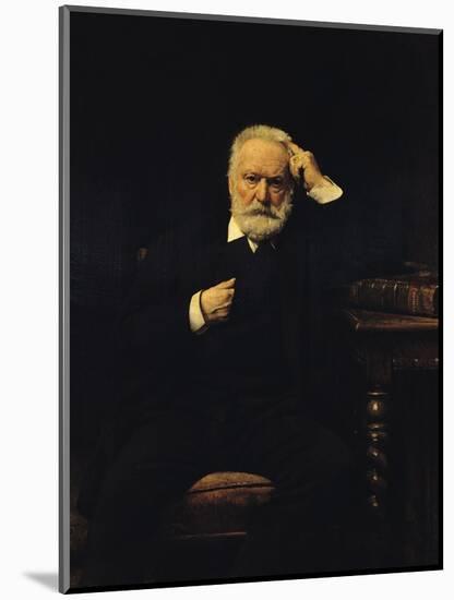 Portrait of Victor Hugo (1802-85) 1879-Leon Joseph Florentin Bonnat-Mounted Giclee Print