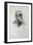 Portrait of Victor Hugo-Auguste Rodin-Framed Art Print