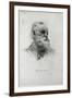 Portrait of Victor Hugo-Auguste Rodin-Framed Art Print