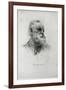 Portrait of Victor Hugo-Auguste Rodin-Framed Art Print