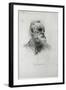 Portrait of Victor Hugo-Auguste Rodin-Framed Art Print