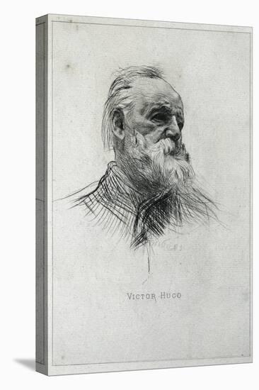 Portrait of Victor Hugo-Auguste Rodin-Stretched Canvas