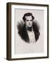 Portrait of Victor Hugo-Stefano Bianchetti-Framed Giclee Print