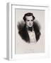 Portrait of Victor Hugo-Stefano Bianchetti-Framed Giclee Print