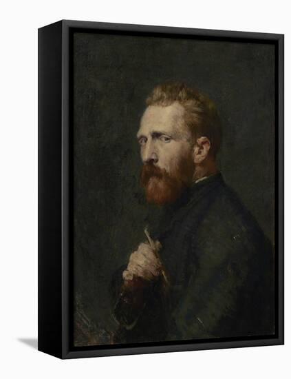 Portrait of Vincent Van Gogh, 1896 (Oil on Canvas)-John Peter Russell-Framed Stretched Canvas