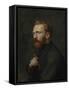 Portrait of Vincent Van Gogh, 1896 (Oil on Canvas)-John Peter Russell-Framed Stretched Canvas