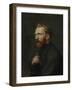 Portrait of Vincent Van Gogh, 1896 (Oil on Canvas)-John Peter Russell-Framed Giclee Print