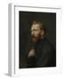 Portrait of Vincent Van Gogh, 1896 (Oil on Canvas)-John Peter Russell-Framed Giclee Print