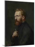 Portrait of Vincent Van Gogh, 1896 (Oil on Canvas)-John Peter Russell-Mounted Giclee Print