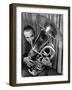 Portrait of Vincent Vanni, Playing the Tuba in the New York Philharmonic-Margaret Bourke-White-Framed Photographic Print