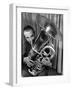 Portrait of Vincent Vanni, Playing the Tuba in the New York Philharmonic-Margaret Bourke-White-Framed Photographic Print