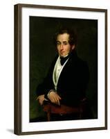 Portrait of Vincenzo Bellini-Pietro Lucchini-Framed Giclee Print