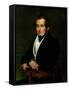 Portrait of Vincenzo Bellini-Pietro Lucchini-Framed Stretched Canvas