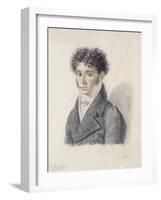 Portrait of Vincenzo Bellini-Francois Xavier Fabre-Framed Giclee Print