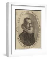 Portrait of Vincenzo Mirabella-null-Framed Giclee Print