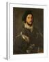 Portrait of Vincenzo Mosti, C.1520 (Oil on Canvas)-Titian (c 1488-1576)-Framed Giclee Print