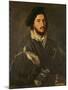 Portrait of Vincenzo Mosti, C.1520 (Oil on Canvas)-Titian (c 1488-1576)-Mounted Giclee Print