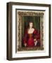 Portrait of Violante, Daughter of Palma Vecchio, 1530-35-Paris Bordone-Framed Giclee Print