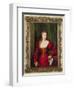 Portrait of Violante, Daughter of Palma Vecchio, 1530-35-Paris Bordone-Framed Giclee Print