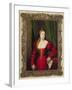 Portrait of Violante, Daughter of Palma Vecchio, 1530-35-Paris Bordone-Framed Giclee Print