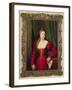 Portrait of Violante, Daughter of Palma Vecchio, 1530-35-Paris Bordone-Framed Giclee Print