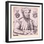 Portrait of Virgil Solis, Pub. Nuremberg 1562-Balthasar Jenichen-Framed Giclee Print