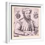 Portrait of Virgil Solis, Pub. Nuremberg 1562-Balthasar Jenichen-Framed Giclee Print