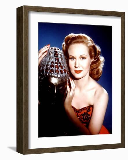 Portrait of Virginia Mayo, c.1940s-null-Framed Photo