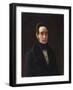 Portrait of Vladimir Ivanovich Panayev (1792-185)-Alexei Vasilyevich Tyranov-Framed Giclee Print