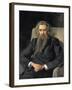 Portrait of Vladimir Sergeyevich Solovyov-Nikolai Aleksandrovich Yaroshenko-Framed Giclee Print