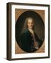 Portrait of Voltaire after 1718-Nicholas De Largilliere-Framed Giclee Print