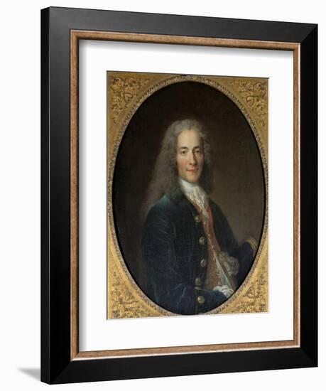 Portrait of Voltaire at the Age of 24-null-Framed Giclee Print