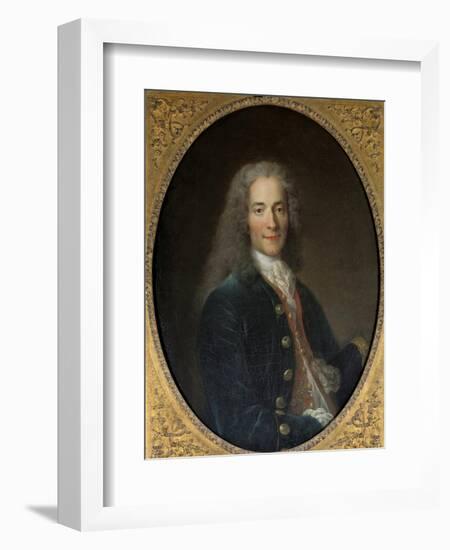 Portrait of Voltaire at the Age of 24-null-Framed Giclee Print